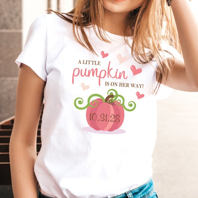 T-shirt Cute Little Pumpkin Baby Shower (Créateur téléchargé)