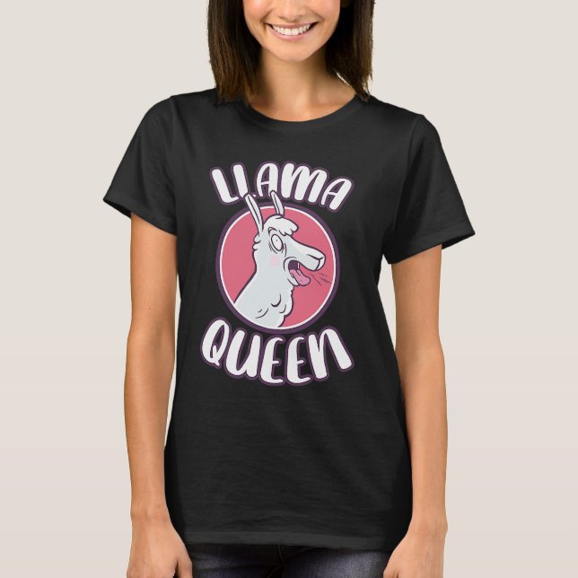 T-shirt Cute Llama and Alpaca  Llama Zoo Lamafan Lamas (Devant)