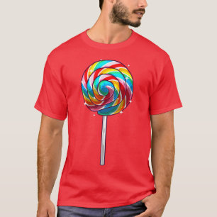 T-shirt Cute Lollipop Design For Men Women Kids Lollipop C