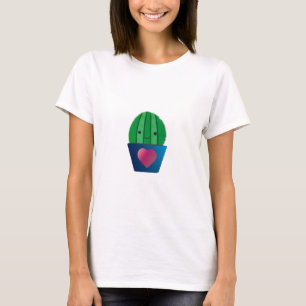 T-shirt Cute Love Cactus