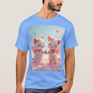 T-shirt Cute Love Cats