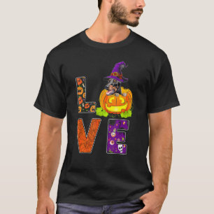 T-shirt Cute Love Dog Dad Dog Mom Costume Halloween Doberm