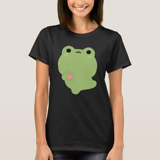 T-shirt Cute Love Frog (Devant)
