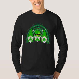 T-shirt Cute Lucky Rainbow Gnome Happy Jour de la Saint Pa