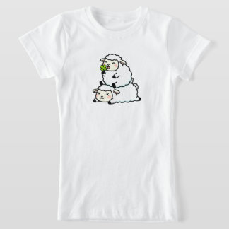 T-Shirt Cute Lucky Sheep St. Patrick's Day Clover