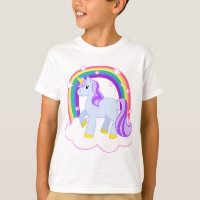 Cute Magical Unicorn avec arc-en-ciel (personnalis