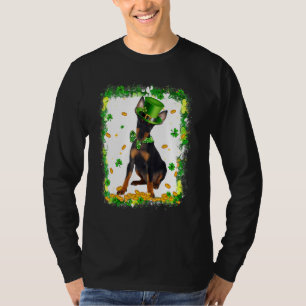 T-shirt Cute Manchester Terrier Chien Jour de la Saint Pat