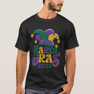 T-shirt Cute Mardi Gras Mask Fun 2025