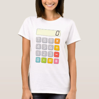T-shirt Cute Maths Calculator T Shirt for Kids