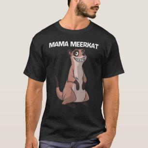 T-shirt Cute Meerkat Pour Femmes Filles Meerkat Mongose