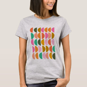 T-shirt Cute Motif géométrique dans les couleurs de vacanc