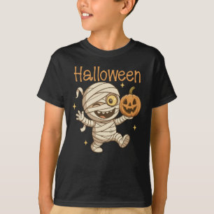 T-shirt Cute Mummy Halloween Enfants garçon