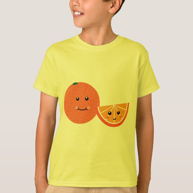 T-shirt Cute Orange (Devant)