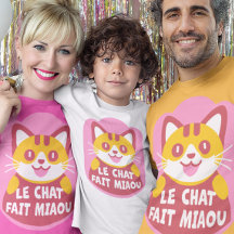 Cute Orange Tabby Chat Kitten Parle Français