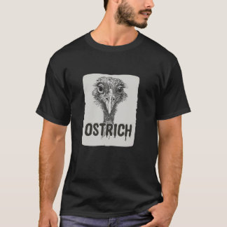 T-shirt Cute Ostrich