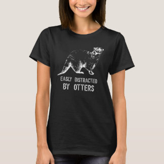 T-shirt Cute Otter Easily Distracted By Otters Costume Ott
