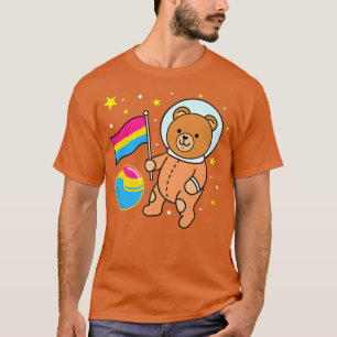 T-shirt Cute Ours Astronaut Pan Pride Premium