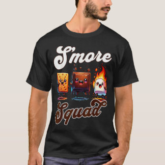 T-shirt Cute Outdoor Smore Squad Camping Family Matching