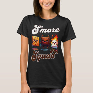 T-shirt Cute Outdoor Smore Squad Camping Family Matching