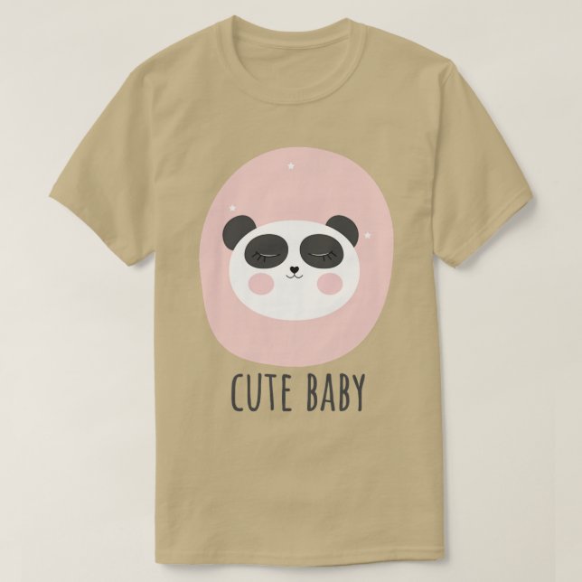 T-shirt Cute Panda (5) (Design devant)