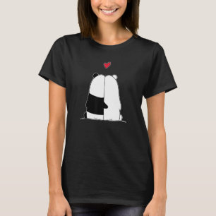T-shirt Cute Panda Bear Polar Bear Couple Love Animal Love
