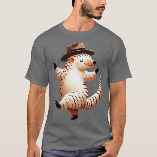 T-shirt Cute Pangolin Dancing
