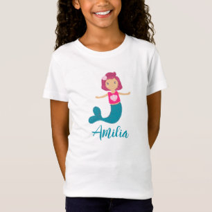 T-Shirt Cute Pastel Seashell Mermaid Princesse