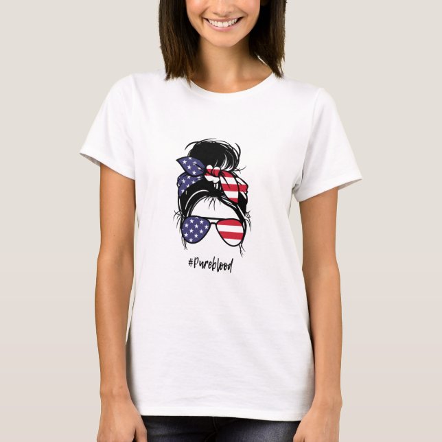 T-shirt Cute Patriotique (Devant)