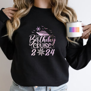 T-shirt Cute Personnalisé Anniversaire Croisière Bateau Fa