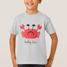 Cute personnalisée et crabe simple