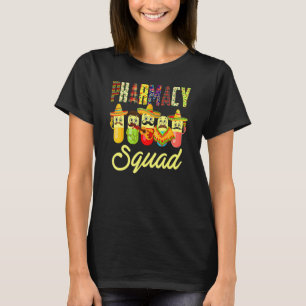 T-shirt Cute Pharmacie Squad Pharmaciste Sombrero Pills Ci