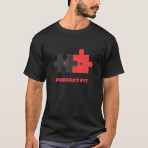 T-shirt Cute pièce de puzzle pour les couples et les meill