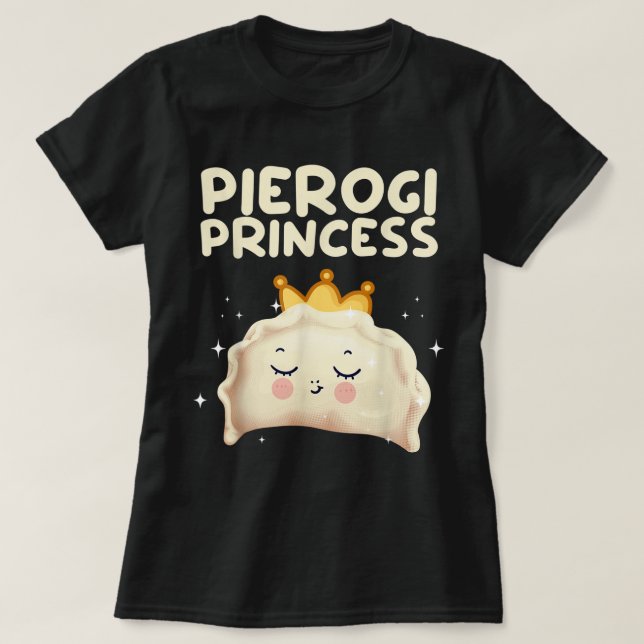 T-shirt Cute Pierogi Art Femmes Filles Enfants Pierogi Pol (Design devant)
