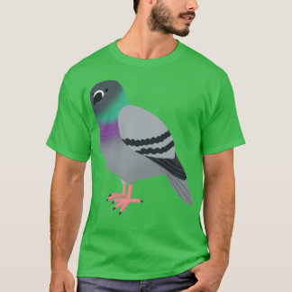 T-shirt Cute Pigeon Cartoon