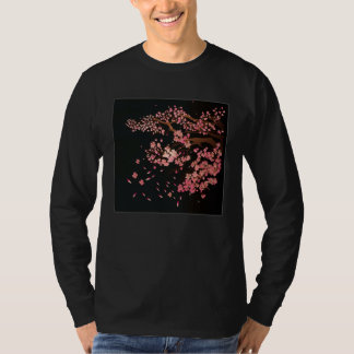 T-shirt Cute Pink Cherry Blossom Illustration Flowers Mini
