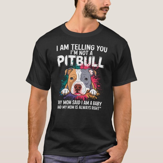 T-shirt Cute Pitbull Dog owner (Devant)