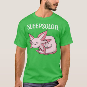 T-shirt Cute plaisir bleu pastel aolotl meican salamandres
