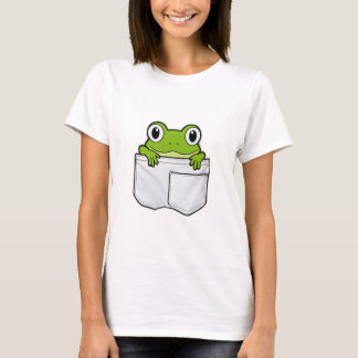 T-shirt Cute Pocket Frog