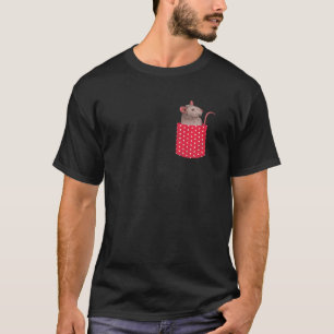 T-shirt Cute Pocket Rat Animaux Propriétaires Rat Animal