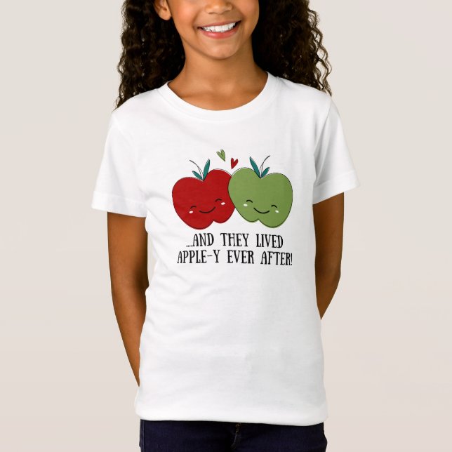 T-Shirt Cute pomme (Devant)