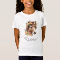 Cute Pony Custom Script Name Horse Equestrio
