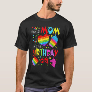 T-shirt Cute Pop It Maman Du Jouet Fidget Fille Anniversai