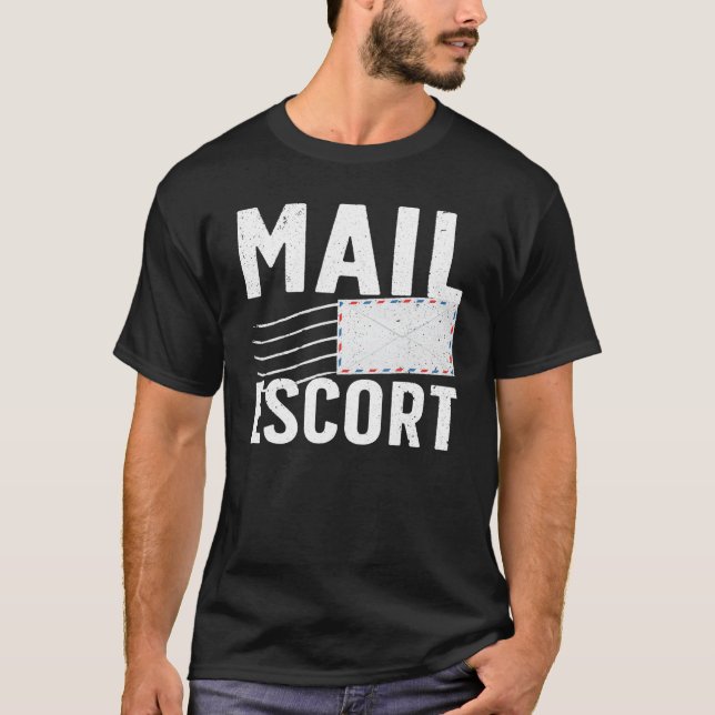 T-shirt Cute Postal Worker Pour Hommes Femmes Mailman Mail (Devant)