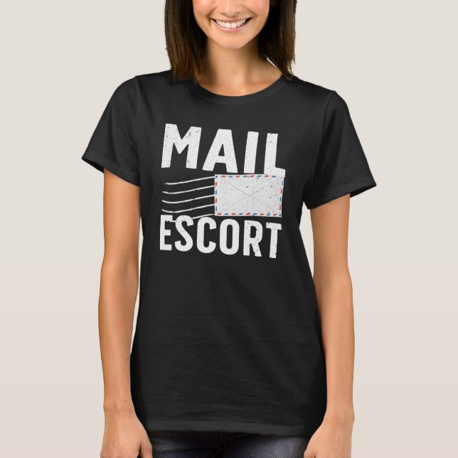 T-shirt Cute Postal Worker Pour Hommes Femmes Mailman Mail (Devant)