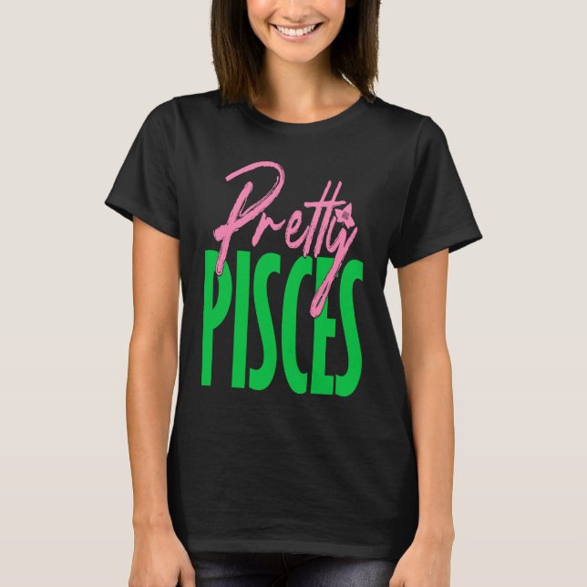 T-shirt Cute pretty pisces zodiac signs aka (Devant)