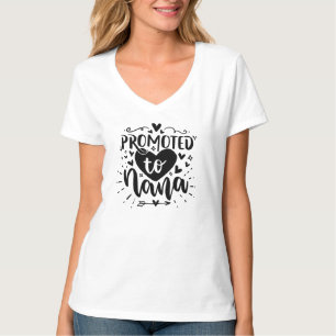 T-shirt Cute promu art de mots Nana