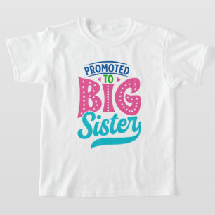 T-shirt Cute promu grand art de mots Soeur