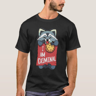 T-shirt Cute Raccoon