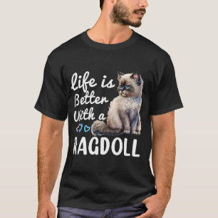 T-shirt Cute Ragdoll Cat Owner Himalayan Birman Ragdoll