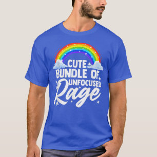 T-shirt Cute Rage Non Concentré Bundle Funny Cadeau Pastel